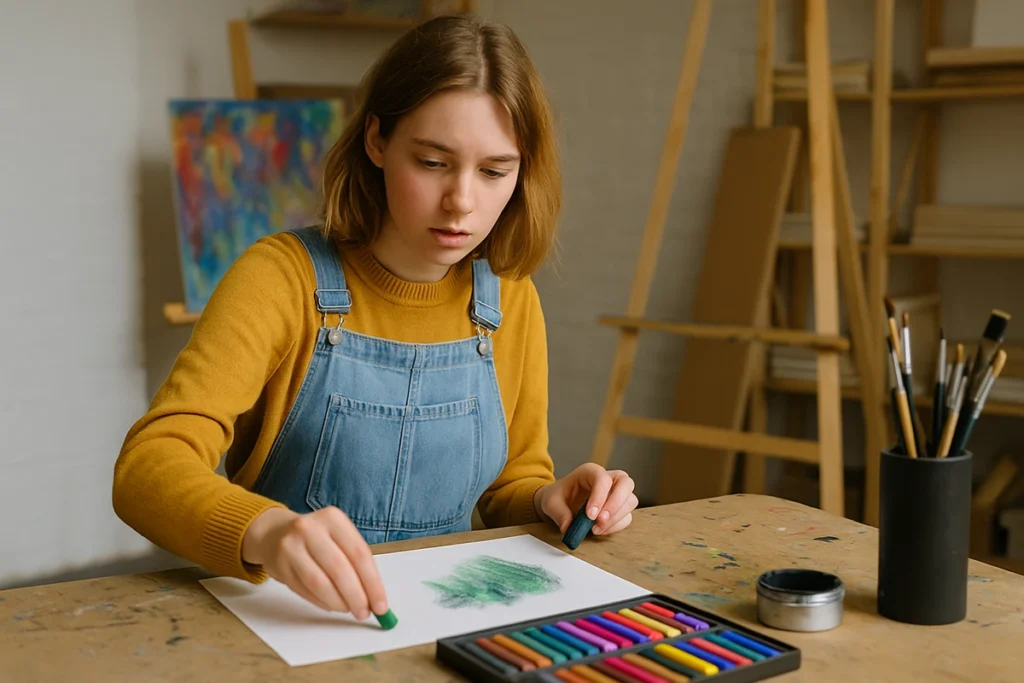Visual Arts Push Students Past Their Comfort Zones