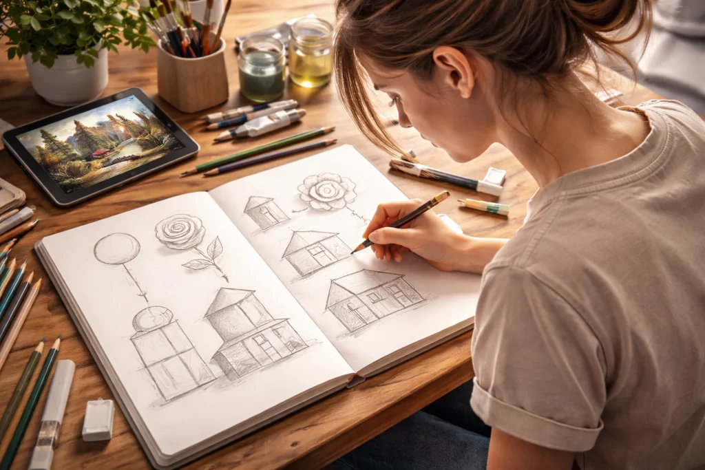 Start Practicing Art The Right Way