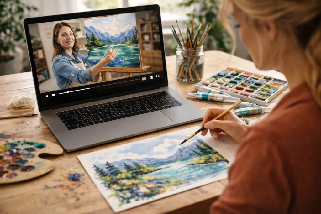 Finding Your Way on an Online Art Platform