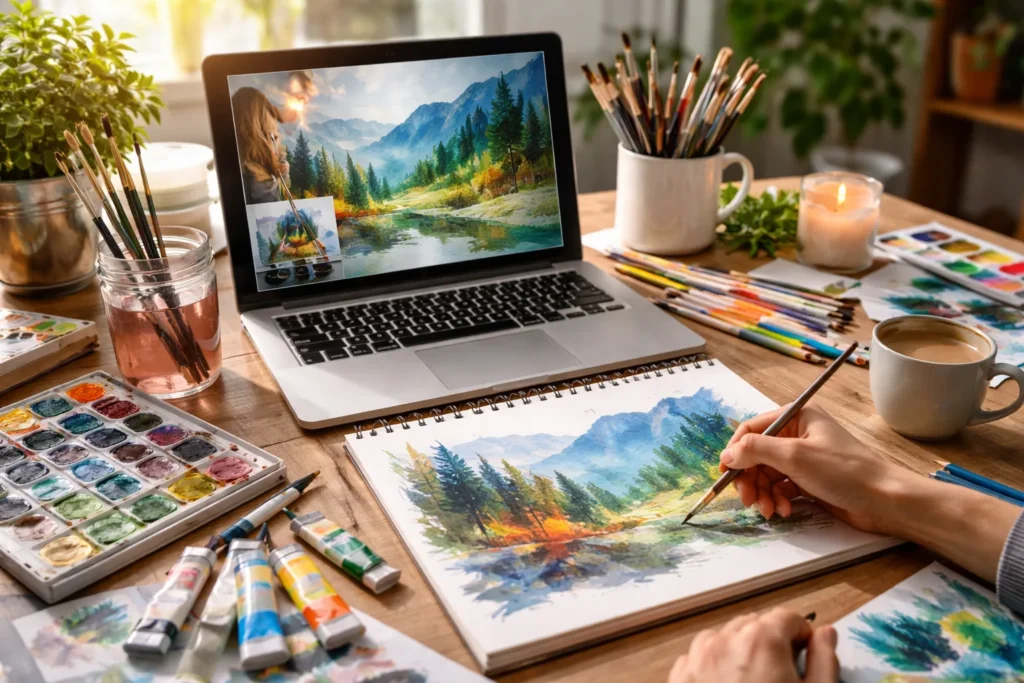 Choose Online Art Classes That’ll Help You Create