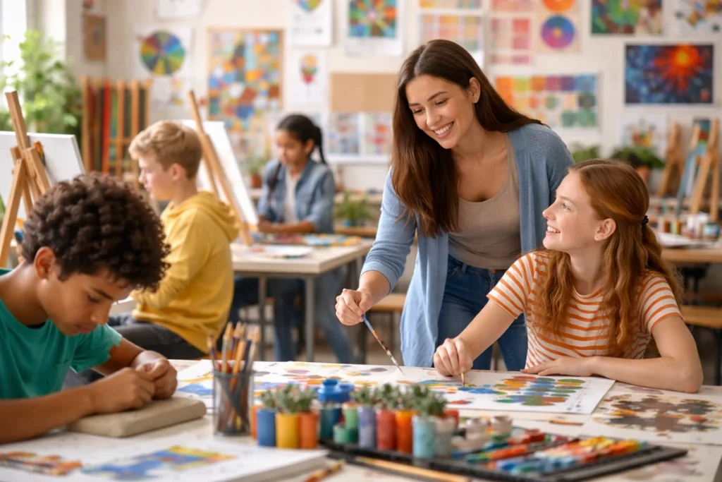 Your Art Teacher Becomes a Guide, Not a Grader