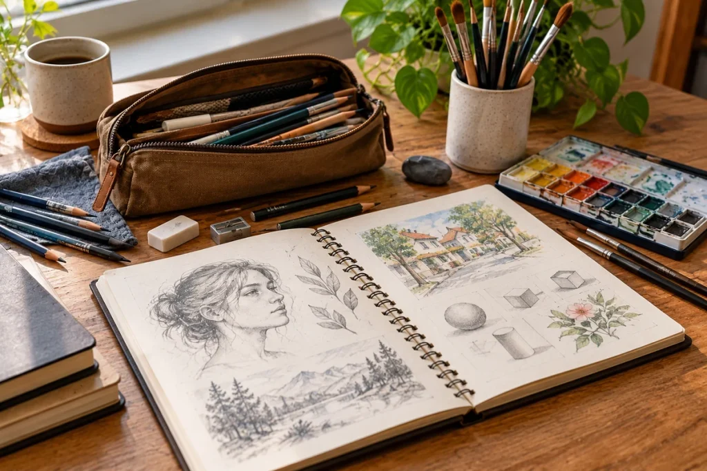 Art Materials: The Simple Supply List for a Progress Journal