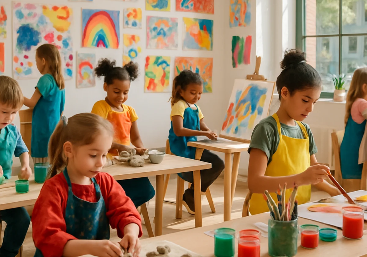 Art Classes Encourage Children to Think Creatively